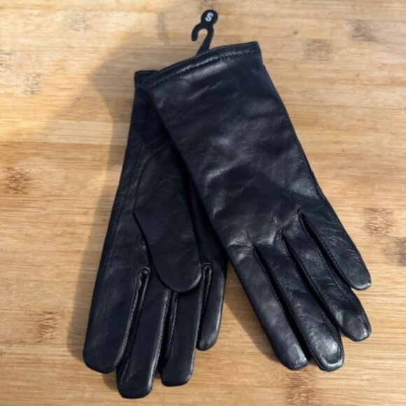 Black leather gloves with Thinsulate - NWT - Picture 2 of 16